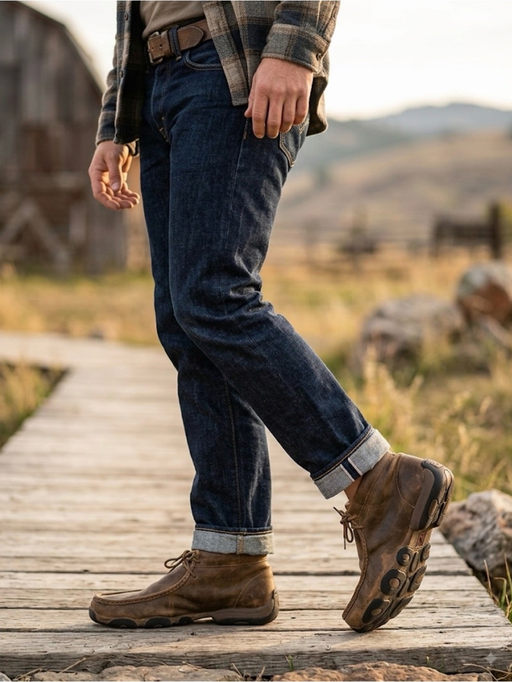 Twisted X Dark Blue Slim Straight Jeans